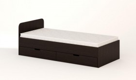 Кровать с ящиками 900 (Венге) в Белом Яре - belyj-yar.katalogmebeli.com | фото 1