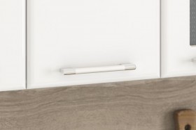 Кухонный гарнитур "Яна 1.6" белый/белый Кофе/зебрано в Белом Яре - belyj-yar.katalogmebeli.com | фото 4