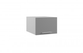 Лофт ГПГ 500 шкаф верхний горизонтальный глубокий (Штукатурка серая/корпус Серый) в Белом Яре - belyj-yar.katalogmebeli.com | фото
