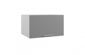 Лофт ГВПГ 800 шкаф верхний горизонтальный глубокий высокий (Штукатурка серая/корпус Серый) в Белом Яре - belyj-yar.katalogmebeli.com | фото