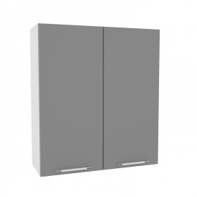Лофт ВП 800 шкаф верхний высокий (Штукатурка серая/корпус Серый) в Белом Яре - belyj-yar.katalogmebeli.com | фото