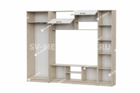 Мебель для гостиной МГС 3 Исполнение 1 Дуб Сонома / Белый в Белом Яре - belyj-yar.katalogmebeli.com | фото 3