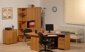 Мебель для персонала Рубин 42 Светлый миланский орех в Белом Яре - belyj-yar.katalogmebeli.com | фото 2