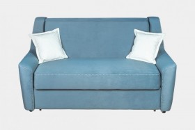Мини-диван "Криспи" с 2-мя подушками в Белом Яре - belyj-yar.katalogmebeli.com | фото