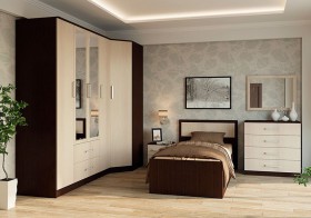 Модульная спальня Фиеста в Белом Яре - belyj-yar.katalogmebeli.com | фото 3