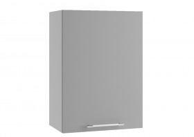 Монца ВП 500 шкаф верхний высокий (Белый софт/корпус Серый) в Белом Яре - belyj-yar.katalogmebeli.com | фото