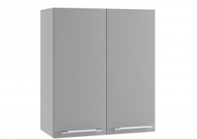 Монца ВП 700 шкаф верхний высокий (Белый софт/корпус Серый) в Белом Яре - belyj-yar.katalogmebeli.com | фото