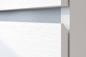 Модульная система "Токио" Тумба прикроватная Белый текстурный / Белый текстурный в Белом Яре - belyj-yar.katalogmebeli.com | фото 4
