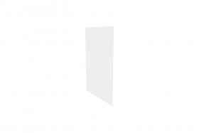 Герда ЛД.272930.000 Фасад панель окончание острова (Белый глянец) в Белом Яре - belyj-yar.katalogmebeli.com | фото