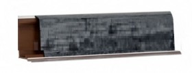 Плинтус LB-37, L=3000мм, каньон (черный) в Белом Яре - belyj-yar.katalogmebeli.com | фото 1