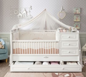 ROMANTIC BABY Детская кровать-трансформер 20.21.1015.00 в Белом Яре - belyj-yar.katalogmebeli.com | фото 3