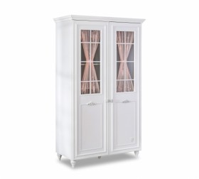 ROMANTICA Шкаф 2-х дверный с окном 20.21.1007.00 в Белом Яре - belyj-yar.katalogmebeli.com | фото