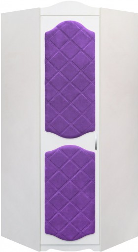 Шкаф угловой Иллюзия 32 Фиолетовый в Белом Яре - belyj-yar.katalogmebeli.com | фото 1