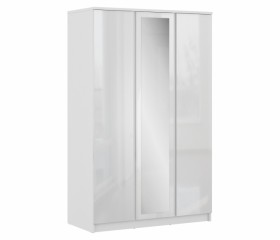 Шкаф 3-х дверный СБ-2493 Медея (Белый/Белый глянец) в Белом Яре - belyj-yar.katalogmebeli.com | фото