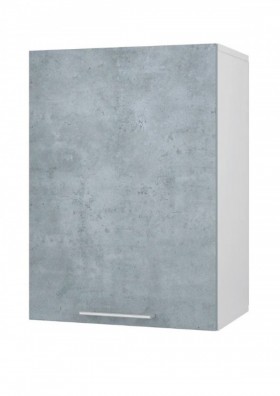 Шкаф 45 с фасадом Лофт (Камень Оленна/Белый) в Белом Яре - belyj-yar.katalogmebeli.com | фото