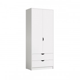 Шкаф для одежды 13.327 Уна (Белый) в Белом Яре - belyj-yar.katalogmebeli.com | фото