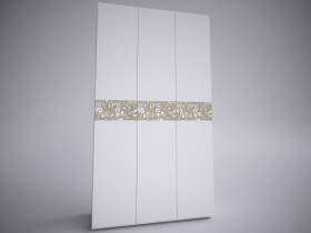 Шкаф для одежды 3-х дверный Селена EVO Белый Распродажа в Белом Яре - belyj-yar.katalogmebeli.com | фото 1