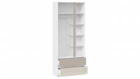 Шкаф для одежды комбинированный «Сканди» Дуб Гарден/Белый/Глиняный серый в Белом Яре - belyj-yar.katalogmebeli.com | фото 2