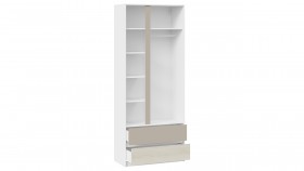 Шкаф для одежды комбинированный «Сканди» Дуб Гарден/Белый/Глиняный серый в Белом Яре - belyj-yar.katalogmebeli.com | фото 5