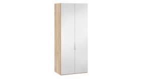 Шкаф для одежды с 2 зеркальными дверями «Эмбер» Яблоня Беллуно в Белом Яре - belyj-yar.katalogmebeli.com | фото