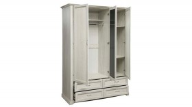 Шкаф для одежды "Сохо" (бетон пайн белый/4 ящика/1532) в Белом Яре - belyj-yar.katalogmebeli.com | фото 3