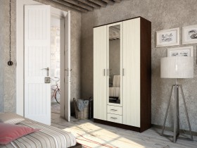 Шкаф-для одежды Трио в Белом Яре - belyj-yar.katalogmebeli.com | фото