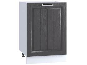 Шкаф нижний 500, ШН 500 (Клен серый/корпус белый) в Белом Яре - belyj-yar.katalogmebeli.com | фото