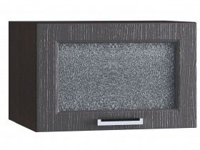 Шкаф верхний горизонтальный со стеклом 510, ШВГС 510 (Клен серый/корпус венге) в Белом Яре - belyj-yar.katalogmebeli.com | фото