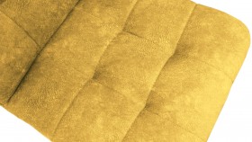 Стул «Аспен» К3 Черный муар/Микровелюр Wellmart Yellow в Белом Яре - belyj-yar.katalogmebeli.com | фото 3