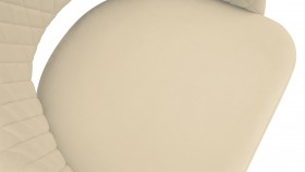 Стул «Калипсо» К1К Черный муар/Велюр Confetti Cream в Белом Яре - belyj-yar.katalogmebeli.com | фото 3