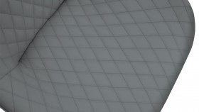 Стул «Оливер» К1С Белый/Кожзам Polo Graphite в Белом Яре - belyj-yar.katalogmebeli.com | фото 3