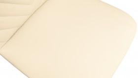 Стул «Шерри» К1С Черный муар/Кож зам Polo Cream в Белом Яре - belyj-yar.katalogmebeli.com | фото 3