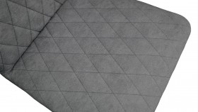 Стул «Стенли» К1С Черный муар/Микровелюр Duna Steel в Белом Яре - belyj-yar.katalogmebeli.com | фото 3