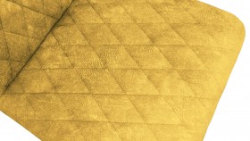 Стул «Стенли» К1С Черный муар/Микровелюр Wellmart Yellow в Белом Яре - belyj-yar.katalogmebeli.com | фото 3