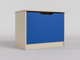 Ящик для игрушек Скай (Синий/корпус Клен) в Белом Яре - belyj-yar.katalogmebeli.com | фото