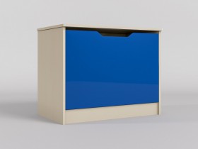 Ящик для игрушек Скай люкс (Синий/корпус Клен) в Белом Яре - belyj-yar.katalogmebeli.com | фото