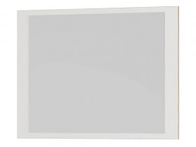 Зеркало МС Сакура (дуб сонома/белый) в Белом Яре - belyj-yar.katalogmebeli.com | фото 1