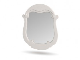 Зеркало настенное Мария (Белый глянец) в Белом Яре - belyj-yar.katalogmebeli.com | фото